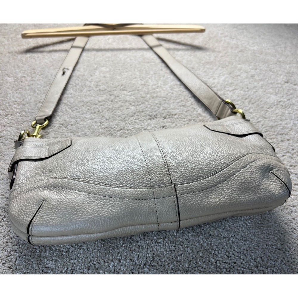 Vintage Coach‎ Leather Soho East West Legacy Y2K beige Buckle Crossbody F17125 - Picture 10 of 15